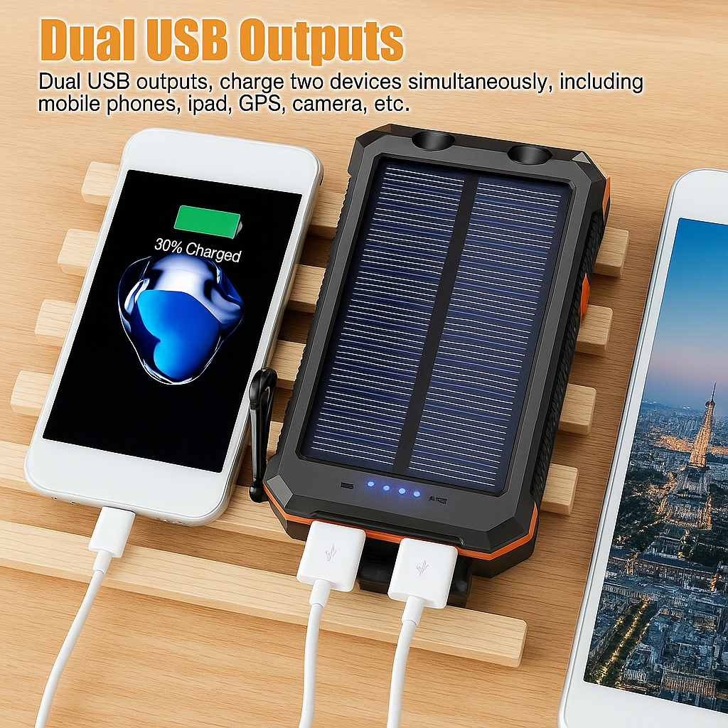 Preplisto Survival Solar Power Bank