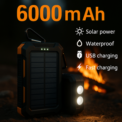 Preplisto Survival Solar Power Bank